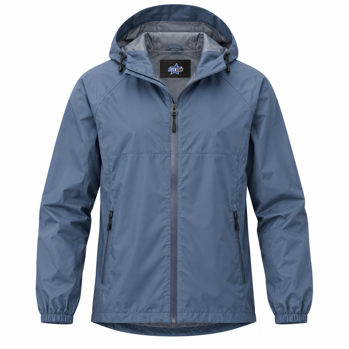Custom Manufactured Durable Weatherproof Technical Anorak - Slate Blue