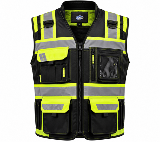 Custom Manufactured Transport Courier & Warehouse Dispatch Uniform - Yellow & Black