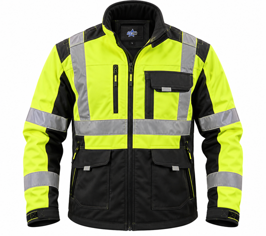 Custom Manufactured Transport Courier & Warehouse Dispatch Uniform - Yellow & Black