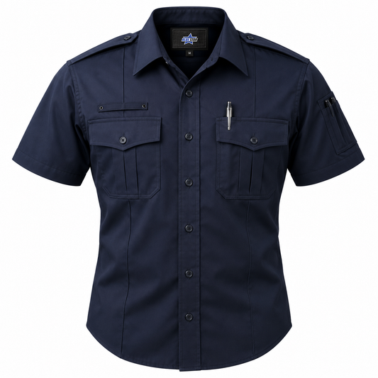 Custom Manufactured Tactical Law Enforcement Duty Shirt & BDU - Navy