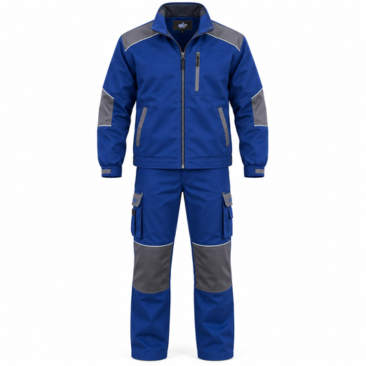 Custom Manufactured Municipal Public Service Duty Uniform - Charcoal & Royal Blue