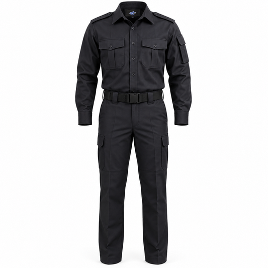 Custom Manufactured Municipal Public Service Duty Uniform - Light Grey & Grey