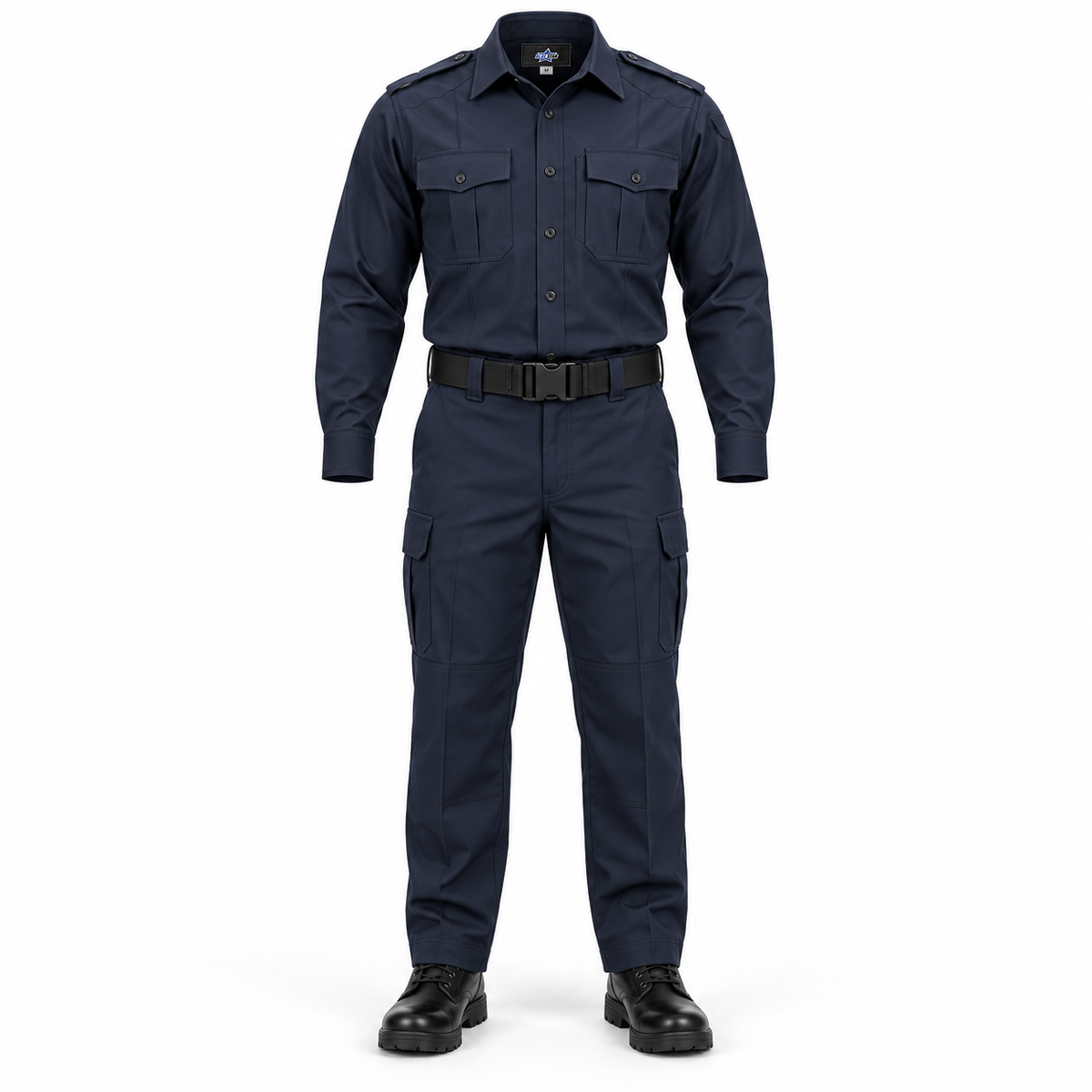 Custom Manufactured Municipal Public Service Duty Uniform - Light Grey & Navy