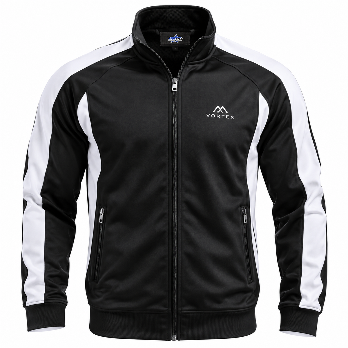 Custom Manufactured Classic Academic School Uniform Blazer - White & Black