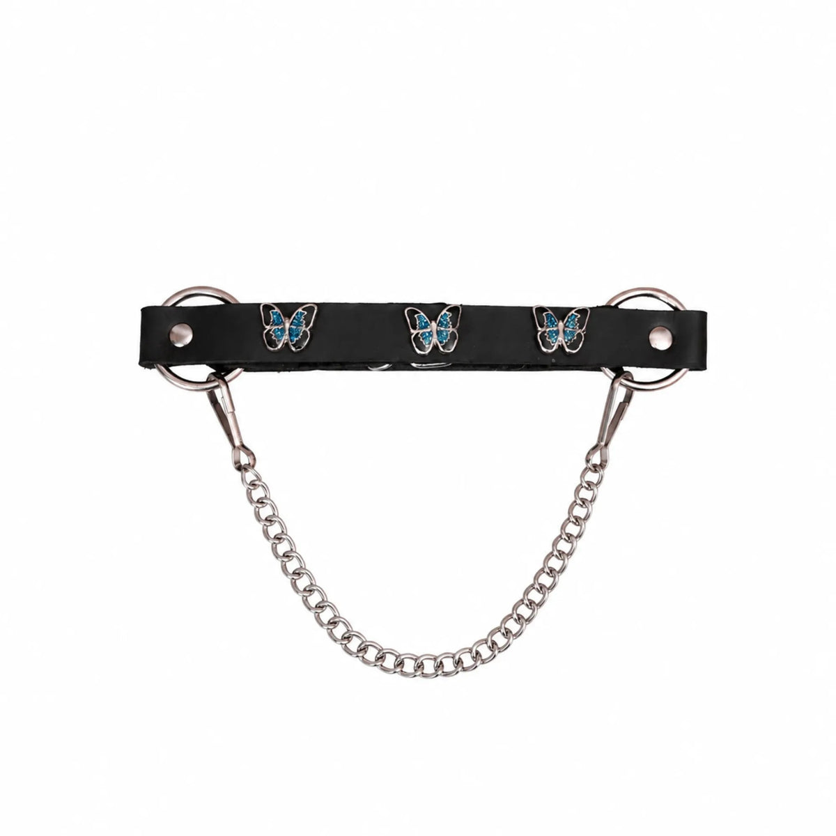 Boot Chain - Monarch Blue Butterfly