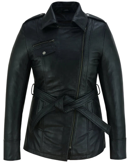 BSM1161 Elan Women’s Leather Jacket Black
