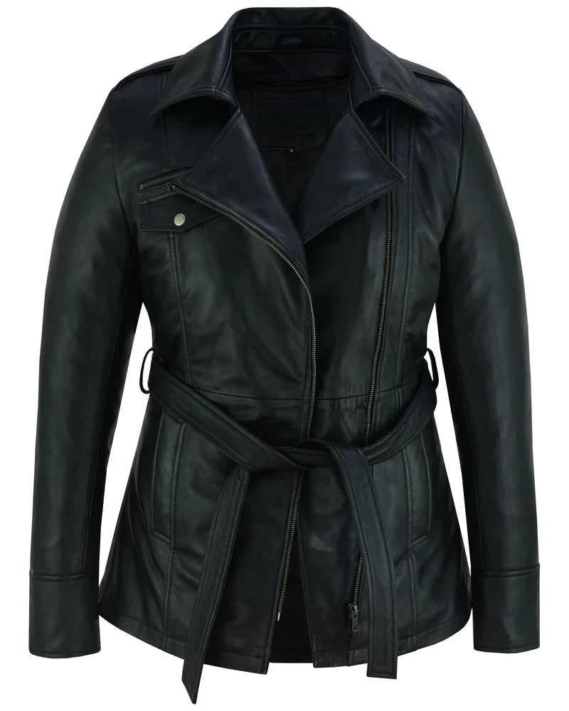 BSM1161 Elan Women’s Leather Jacket Black