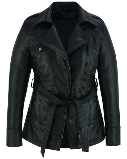 BSM1161 Elan Women’s Leather Jacket Black