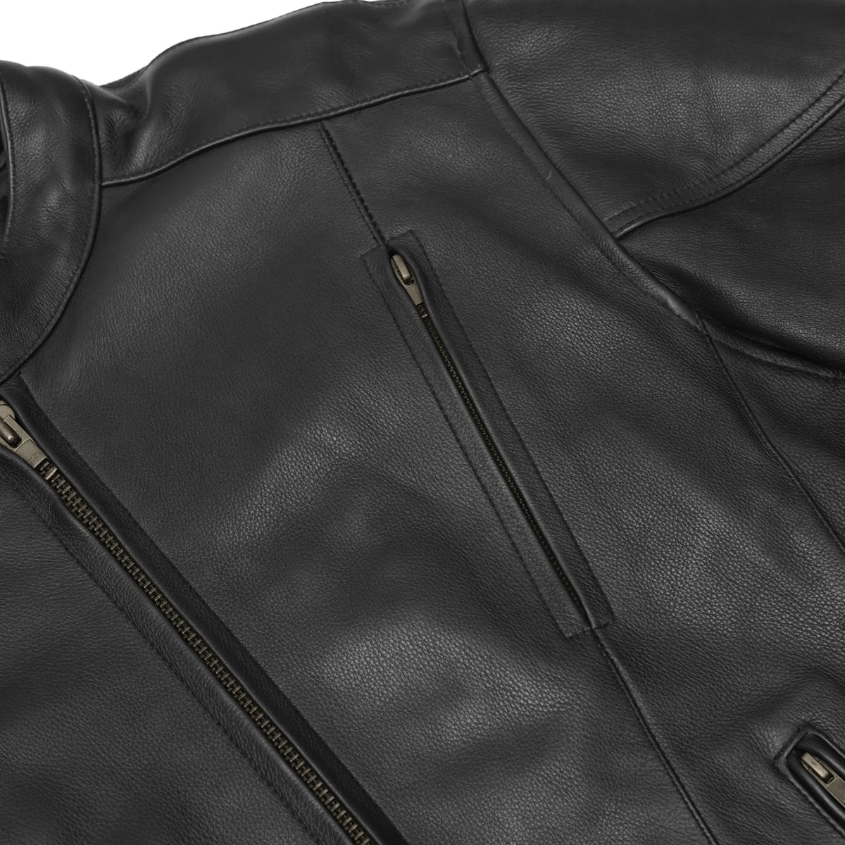 BSM1113 Men's Vented M/C Jacket Side Laces