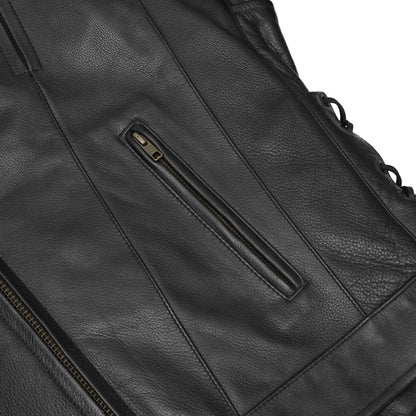 BSM1113 Men's Vented M/C Jacket Side Laces