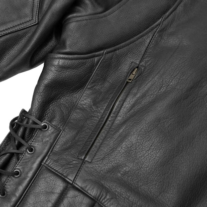 BSM1113 Men's Vented M/C Jacket Side Laces
