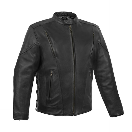 BSM1113 Men's Vented M/C Jacket Side Laces