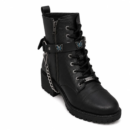 Boot Chain - Monarch Blue Butterfly