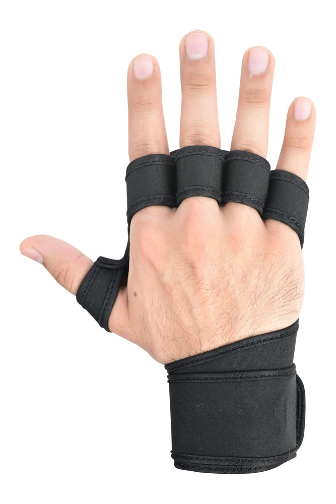 Full Life Black Cross Training Gym Glove-Safety Gloves-Daniel Smart Mfg - Retail