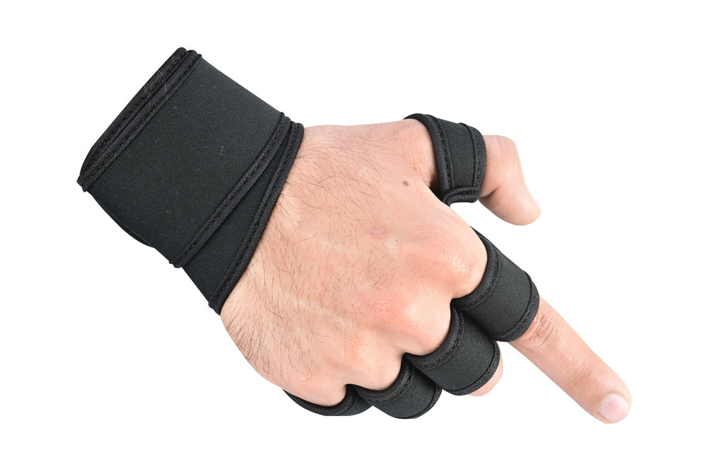 Full Life Black Cross Training Gym Glove-Safety Gloves-Daniel Smart Mfg - Retail