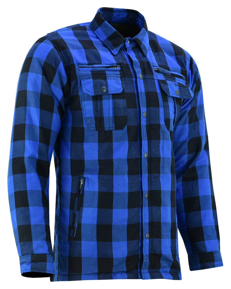 BSM1154 Armored Flannel Shirt - Blue