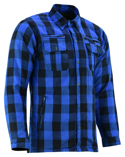 BSM1154 Armored Flannel Shirt - Blue