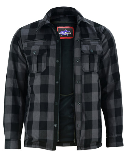 BSM1150 ARMORED FLANNEL SHIRT - GRAY