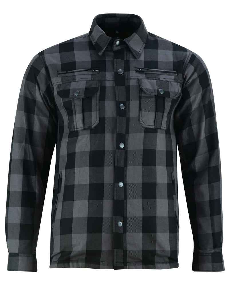 BSM1150 ARMORED FLANNEL SHIRT - GRAY