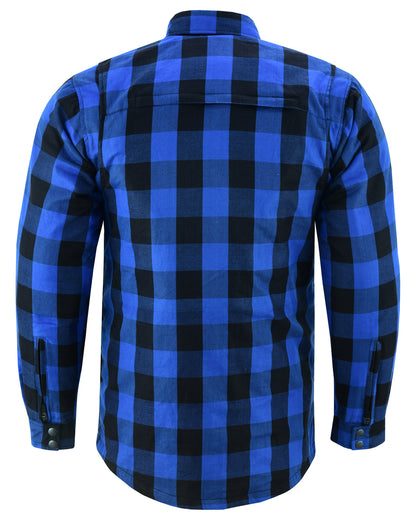 BSM1154 Armored Flannel Shirt - Blue