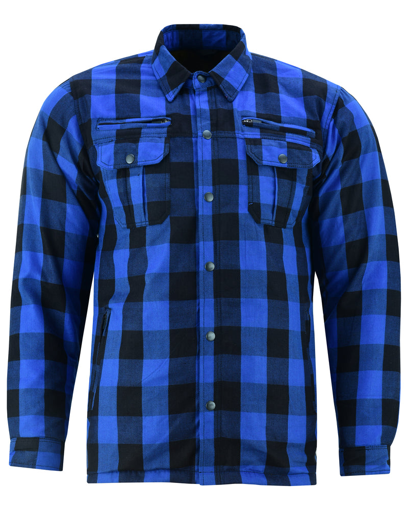 BSM1154 Armored Flannel Shirt - Blue