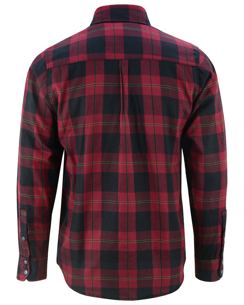 BSM1158 Flannel Shirt - Red and Black