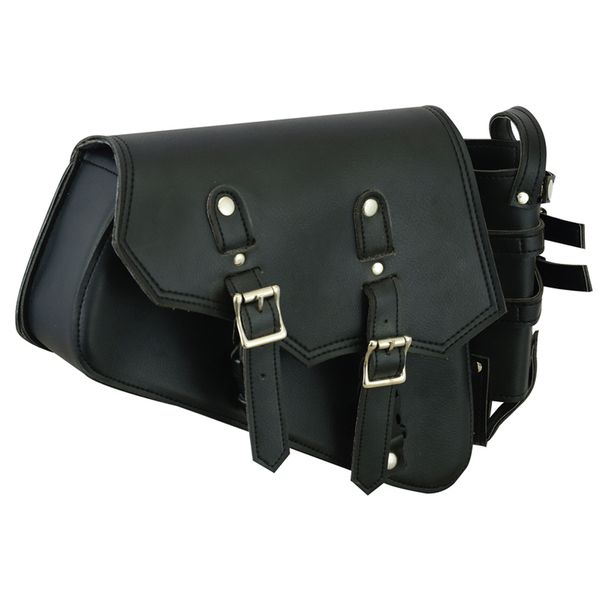 BSM4546 RIGHT SIDE SYNTHETIC LEATHER SWING ARM BAG W/BOTTLE HOLDER