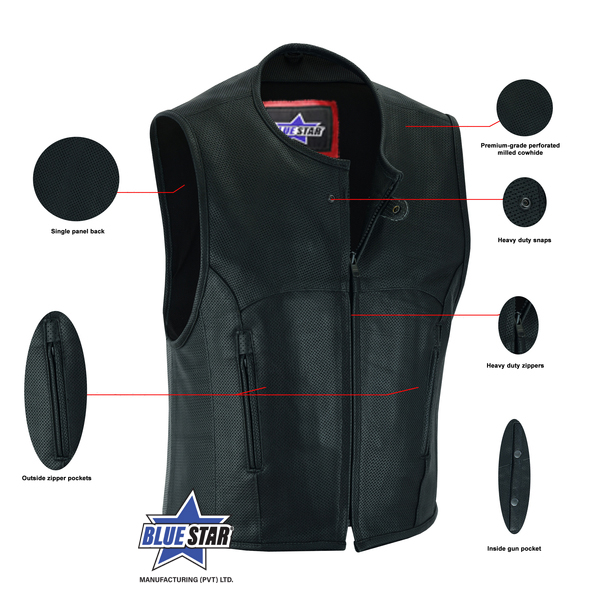 BSM1502 Men's Updated Perforated SWAT Team Style Vest