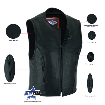 BSM1502 Men's Updated Perforated SWAT Team Style Vest