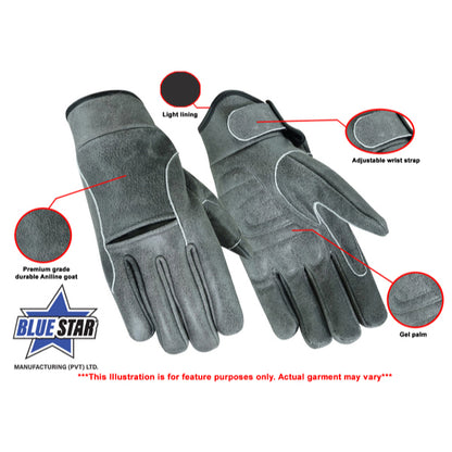 BSM3304 Premium Gray Cruiser Glove