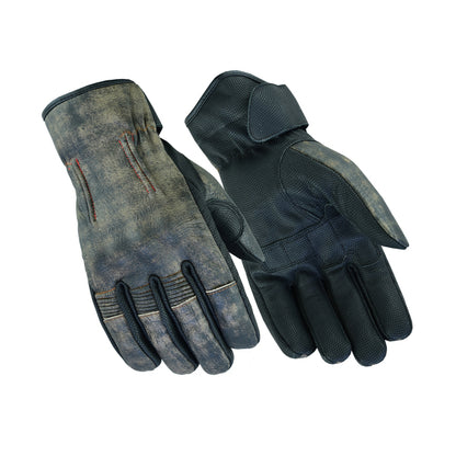BSM3317 Men's Feature-Packed Washed-Out Brown Rakish Glove
