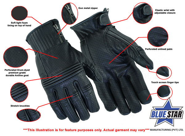 BSM3321 Premium Perforated Operator Glove