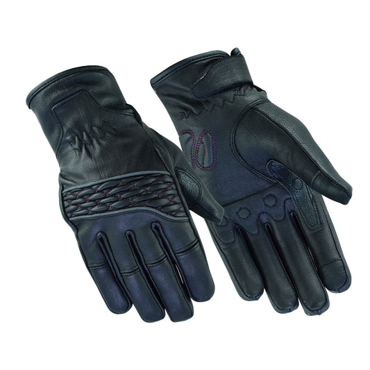 BSM3507 Women's Cruiser Glove (Black / Purple)