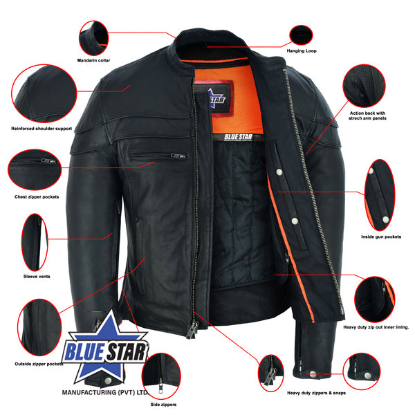 BSM1106 Men's Sporty Scooter Jacket