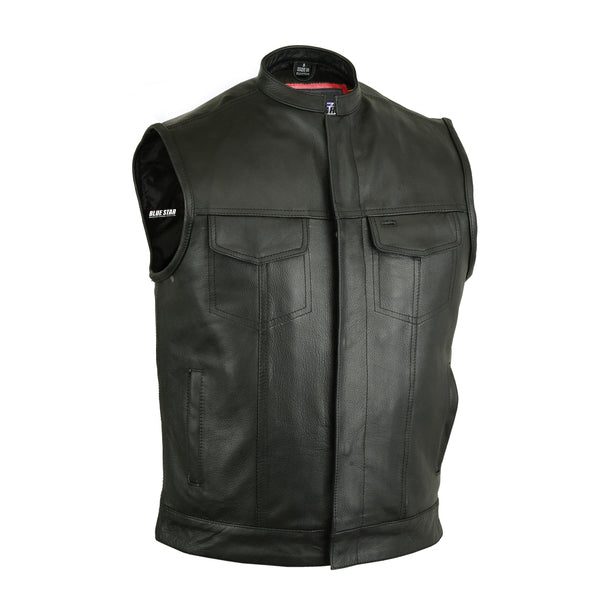 BSM1521 Upgraded Style Gun Pockets, Hidden 10'' Gun Metal Zipper, Side