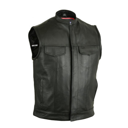 BSM1521 Upgraded Style Gun Pockets, Hidden 10'' Gun Metal Zipper, Side