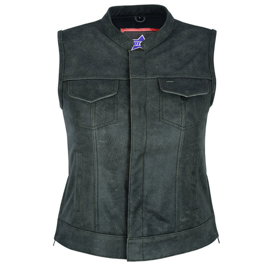 BSM2547 Women's Premium Single Back Panel Concealment Vest - GRAY