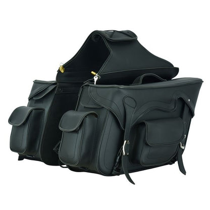 BSM4545 TWO STRAP SADDLE BAG