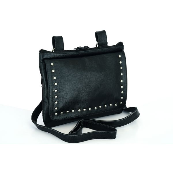 BSM4569 LEATHER BELT BAG - LARGE