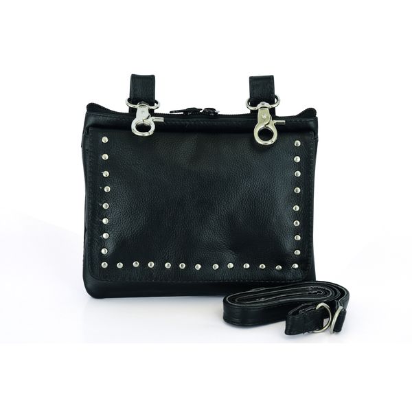 BSM4569 LEATHER BELT BAG - LARGE