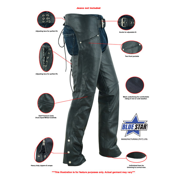 BSM3118 Women's Classic Hip Chap