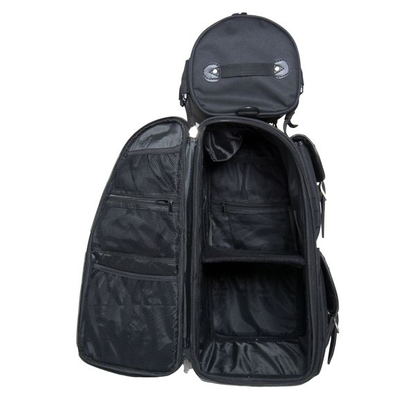 BSM4531 UPDATED TOURING SISSY BAR BAG W/ STUDS