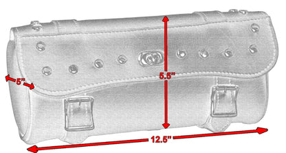 BSM4500 LARGE 2 STRAP TOOL BAG W/ STUDS