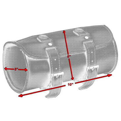 BSM4516 PREMIUM SMALL LEATHER ROUND TOOL BAG