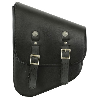 BSM4542 LEFT SIDE PREMIUM LEATHER SWING ARM BAG W/ BUFFALO SNAPS