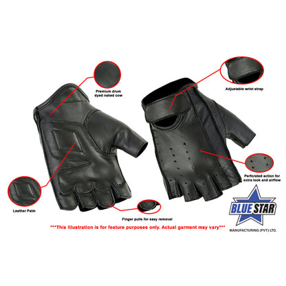 BSM3336 Premium Fingerless Cruiser Glove