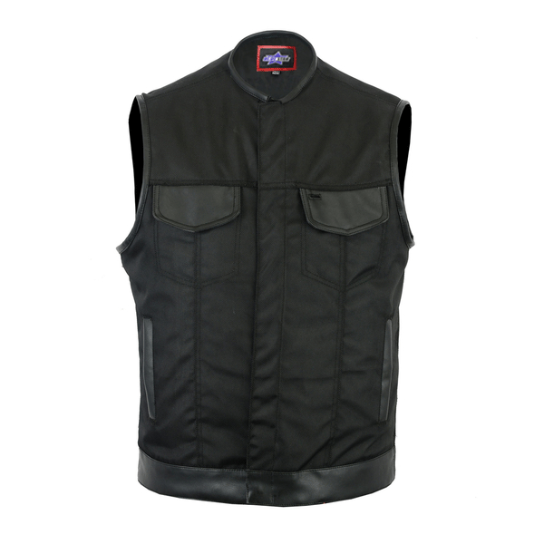 BSM1557 Concealed Snap Closure, Textile Material, W/O Collar & Hidden Z