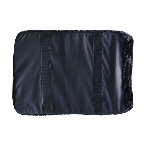 BSM4523 BLACK HEAVY DUTY TEXTILE MOTORCYCLE PET CARRIER SISSY BAR BAG