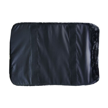 BSM4523 BLACK HEAVY DUTY TEXTILE MOTORCYCLE PET CARRIER SISSY BAR BAG