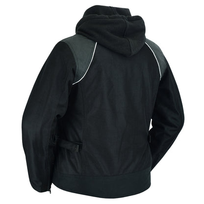 BSM2120 Women's Mesh 3-in-1 Riding Jacket (Black/Black Tone Reflective)